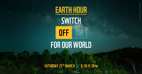 Earth hour 2023 banner